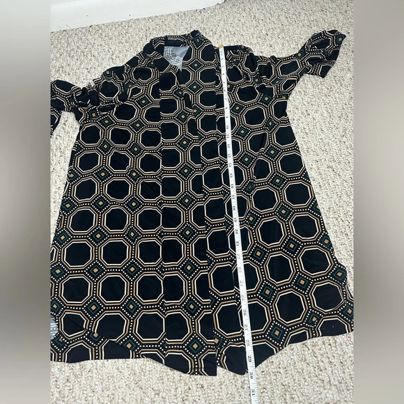 Investments Geometric Pattern Cardigan size PL - Picture 4 of 5